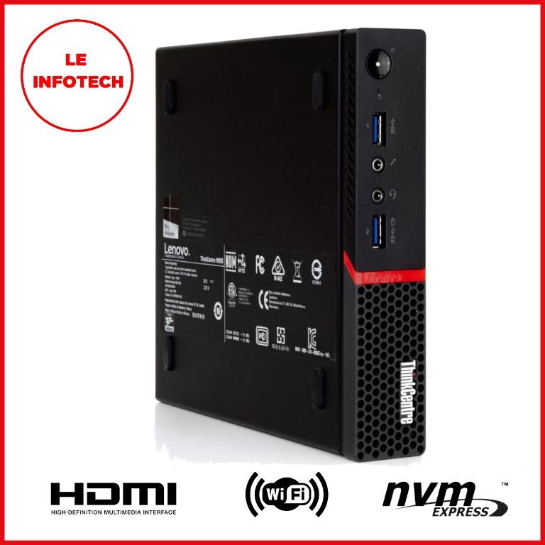 Lenovo ThinkCentre M720q Tiny Desktop Intel I5-9500T Up To 3.70GHz 16GB DDR4 256GB NVMe SSD Built-in AX210 Wi-Fi 6E BT Dual Monitor Support Wireless Keyboard And Mouse Win11 Pro (Renewed - Foto 8