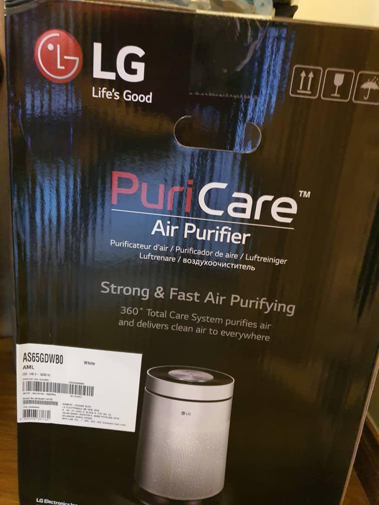 LG Puri Care 360 Air Purifier, TV & Home Appliances, Kitchen Appliances ...