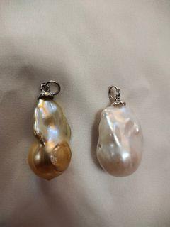 Liontin Pendant Mutiara Barogue Air Laut Lombok