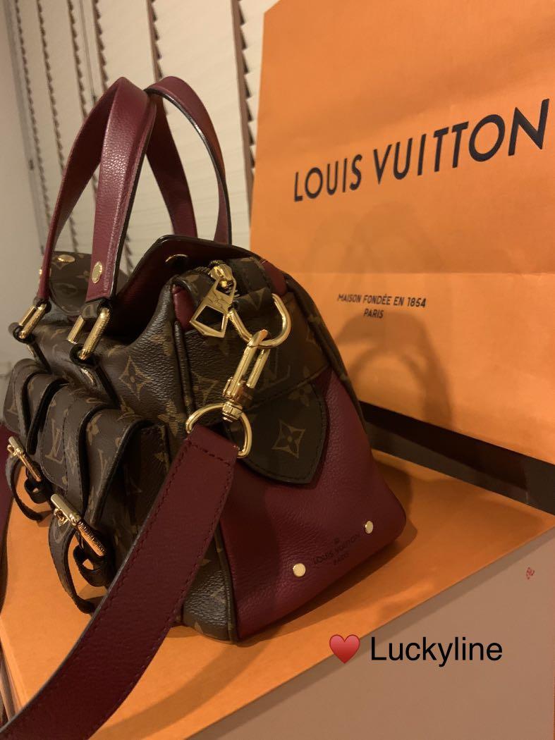 Louis Vuitton Camera Bag Monogram Titanium in Coated Canvas with