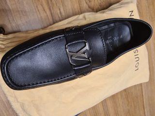 Louis Vuitton Monte Carlo black UK6.5 /US7.5 loafer driving shoes Authentic