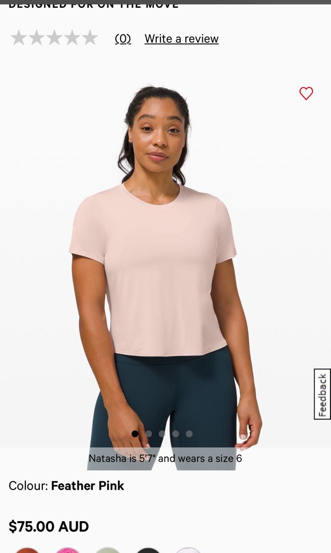 action always short sleeve lululemon