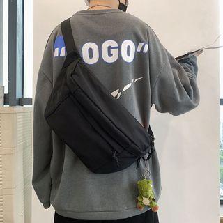Men big capacity chest bag waist bag pouch