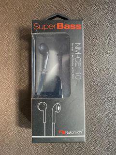 Nakamichi super bass nm-ce110 with mic (Sealed Set)