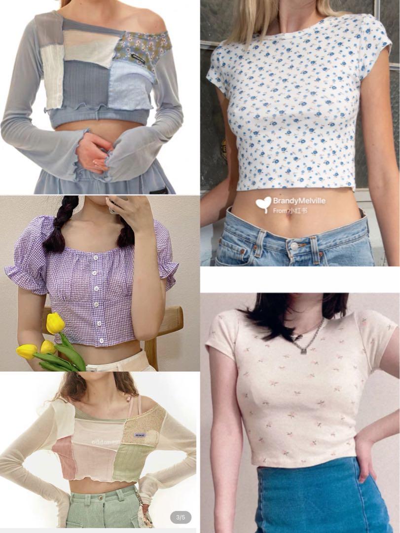 New Brandy Melville Floral Ashlyn Top Odd One Out Korean Pink Blue Purple Cropped Top Women S Fashion Tops Other Tops On Carousell New Brandy Melville Floral Ashlyn Top Odd One Out Korean Pink Blue Purple Cropped Top Women S Fashion Tops Other Tops On Carousell