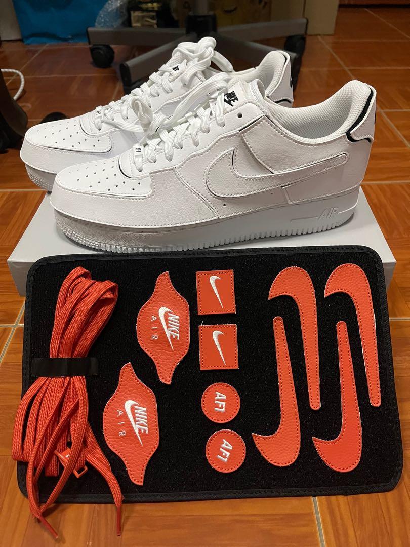 Nike air force one - Mat zwart met goud - Vinted