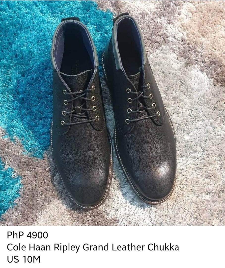 Original brandnew Cole Haan Ripley Grand Leather Chukka Men s