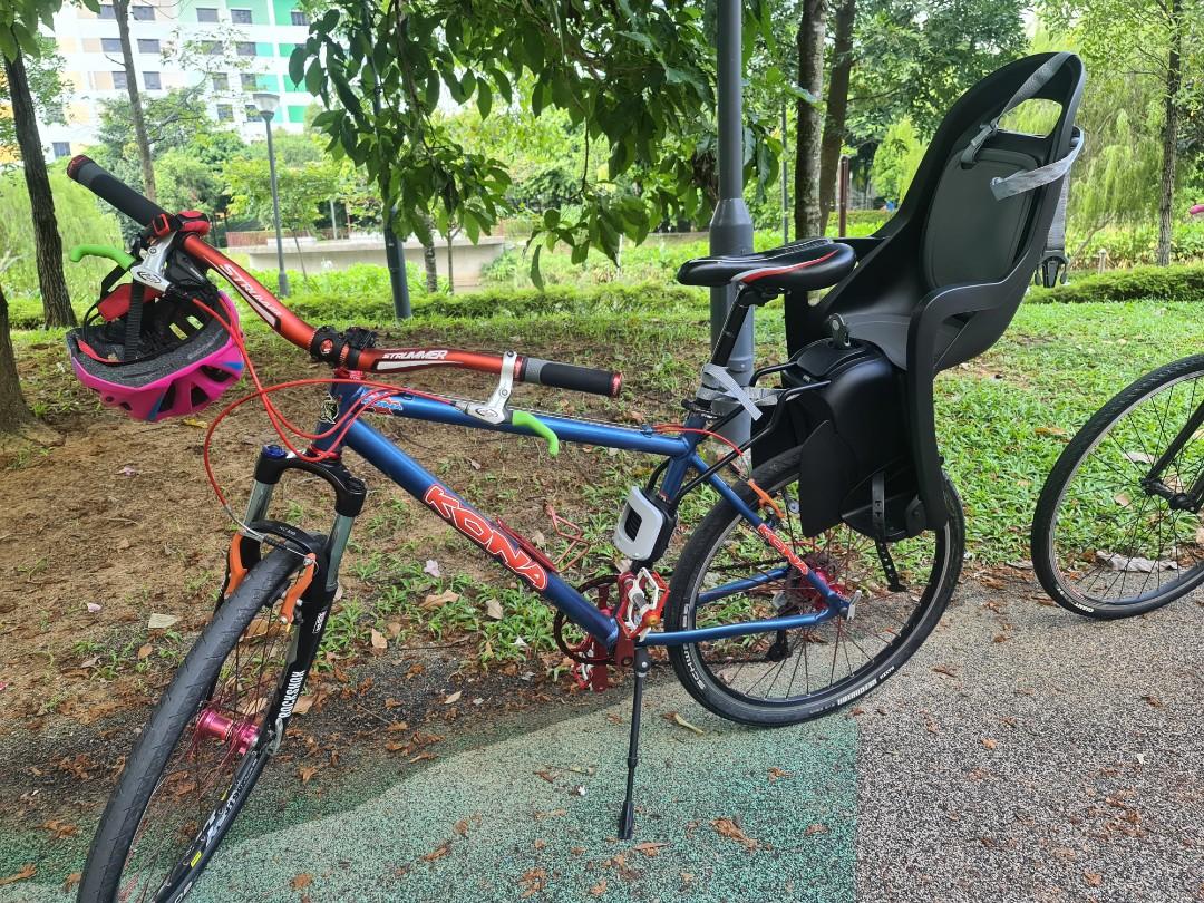 Polisport Groovy Rear Bicycle Child Seat (Frame Mount), Sports