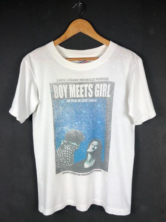 Rare Vintage 90s Boy Meets Girl 1984 French Indie Film Ost David Bowie Dead Kennedys Jo Lemaire Men S Fashion Clothes Tops On Carousell