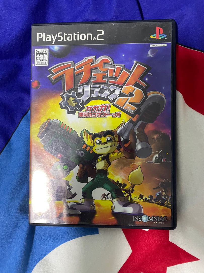 PS2 Ratchet and Clank Sony PlayStation 2 Video Game Import JAPAN #SCPS-15037