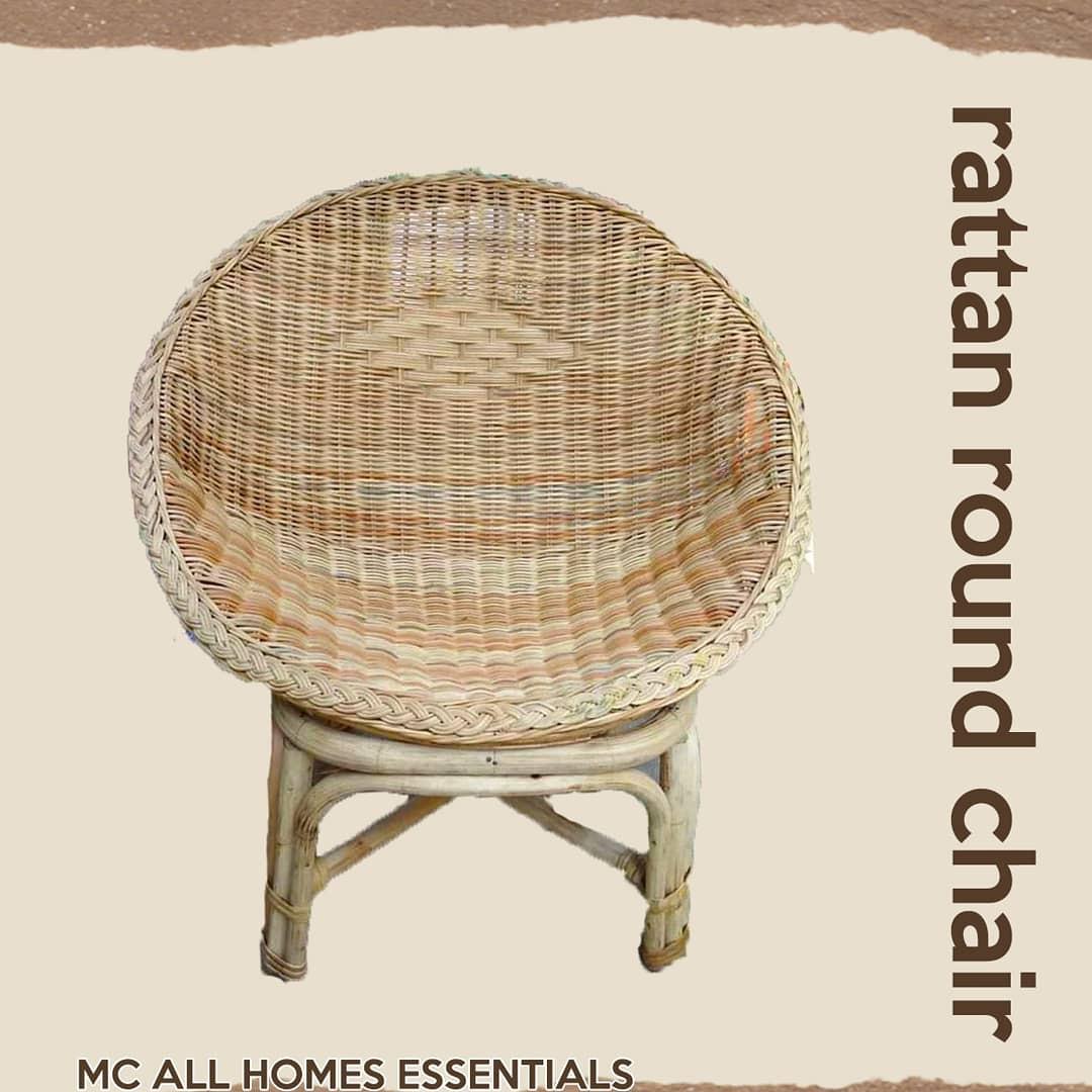 Rattan Round Chair, Furniture & Home Living, Furniture, Chairs on Carousell