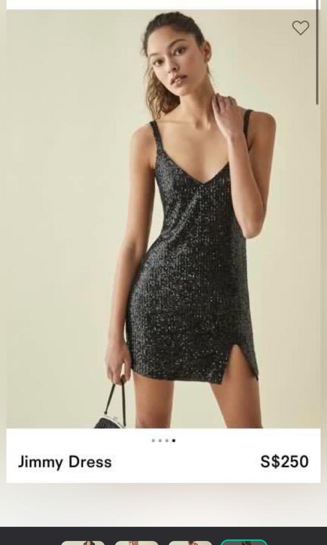 Reformation sequin dress best sale