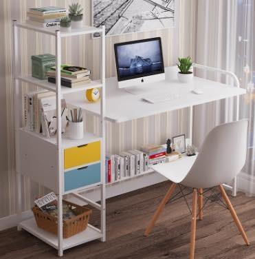 Restock BIG Size Computer Table with Drawers 120cm, Furniture & Home ...