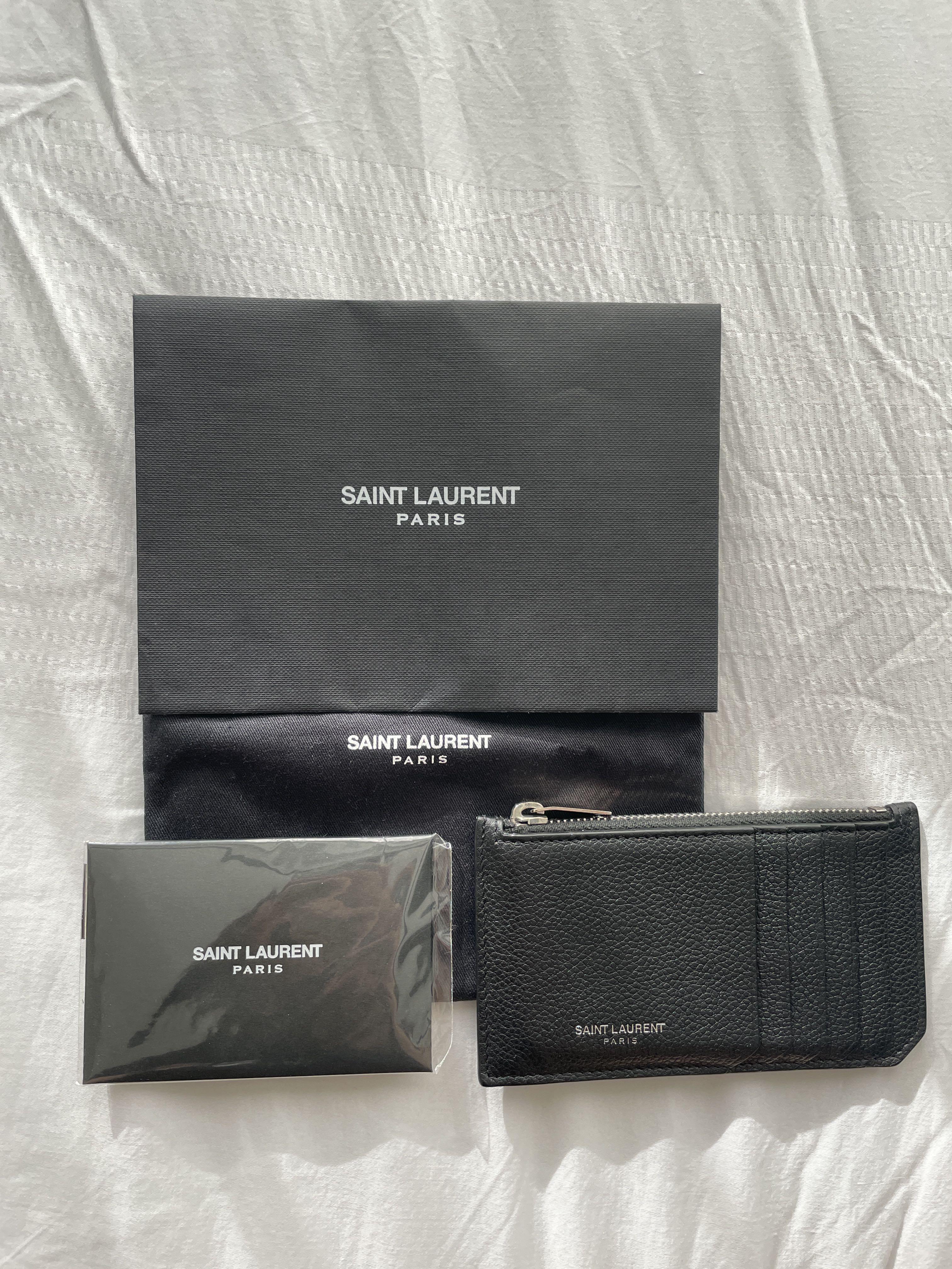 Fragments Ysl Zip Card Holder