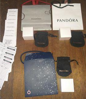 Sale💯 original Pandora Charm box bracelet box velvet pouch paperbag