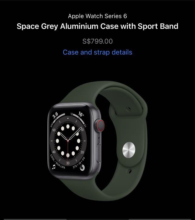 SEALED* Apple Watch Series 6 mm GPS + cellular BNIB with apple