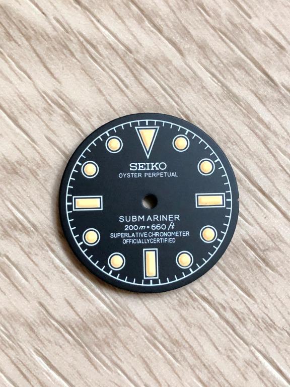 Seiko Submariner vintage dial mod part for NH35 NH36 7S26 4R35 6R15 movement