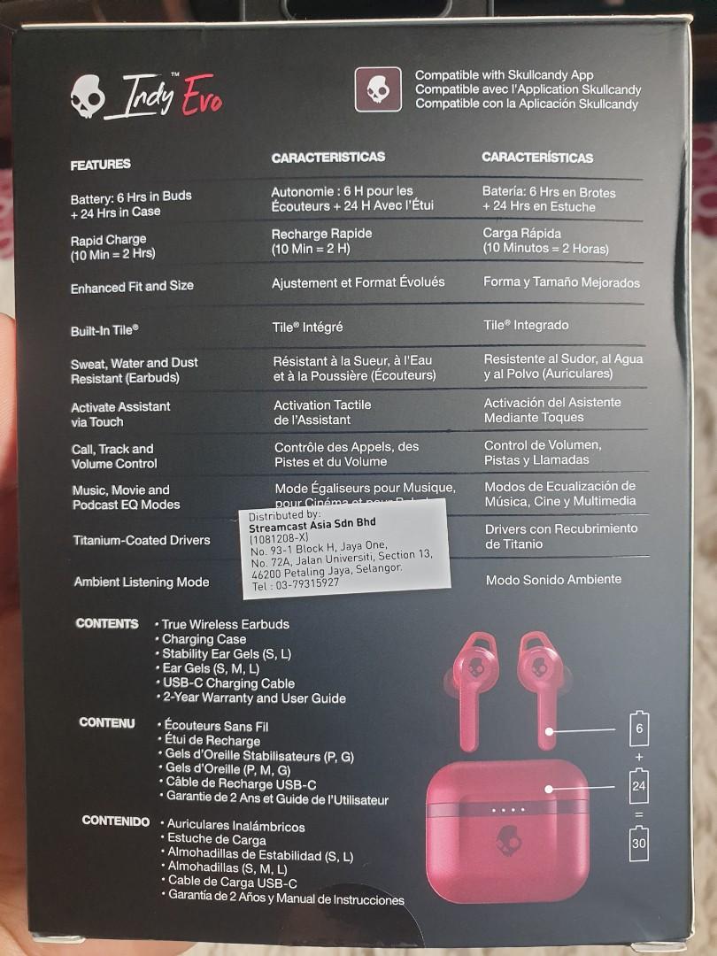 Manual de 2025 audifonos skullcandy indy