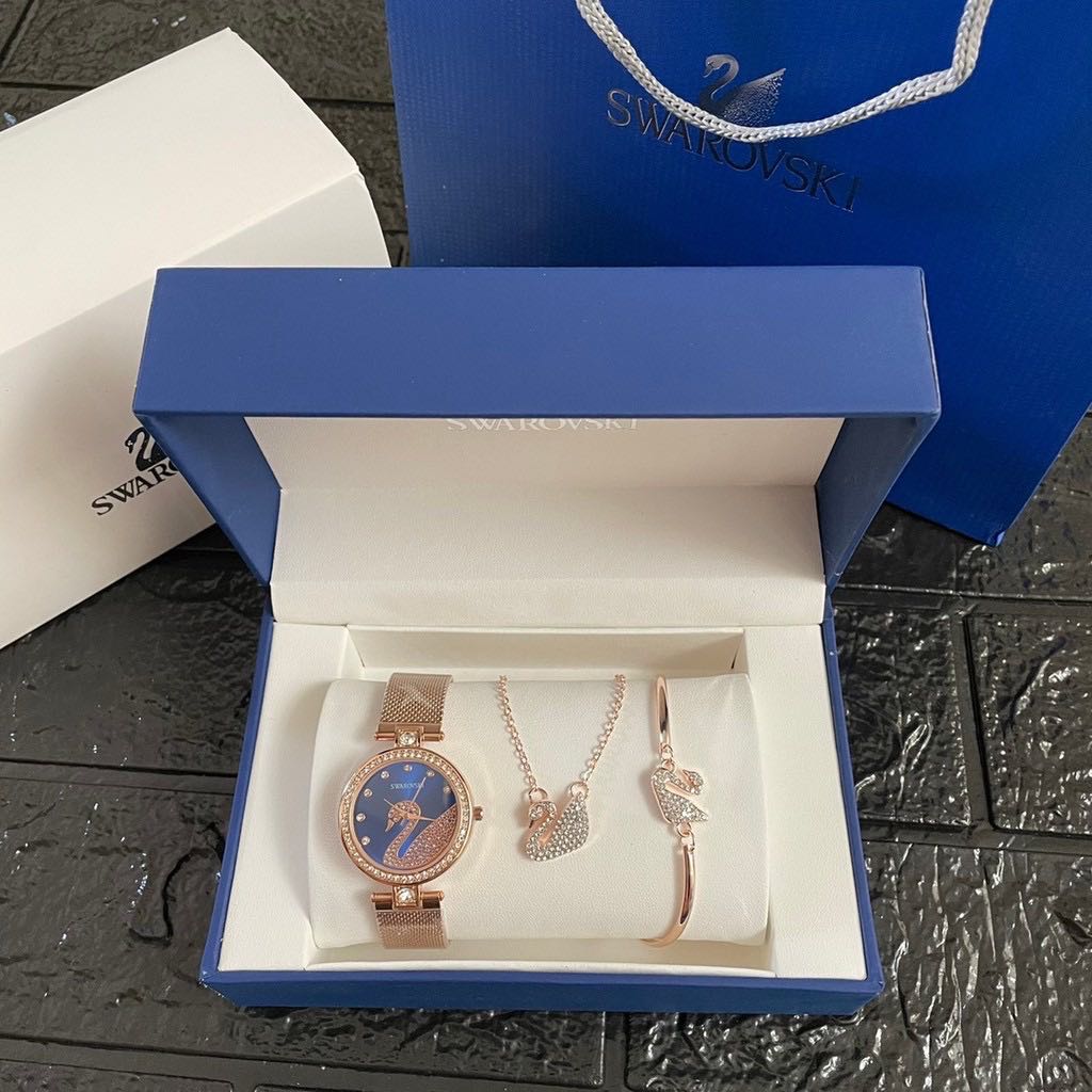 Swarovski watch online gift set