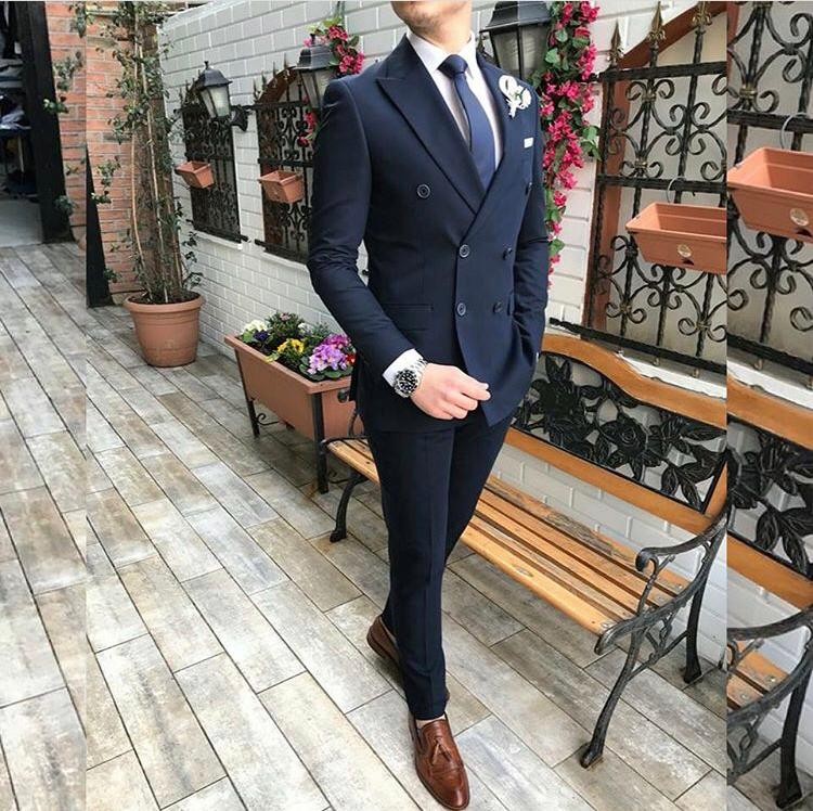 Custom double breasted suit store