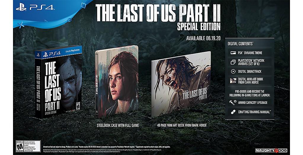The last of us part online ii with limited edition steelbook