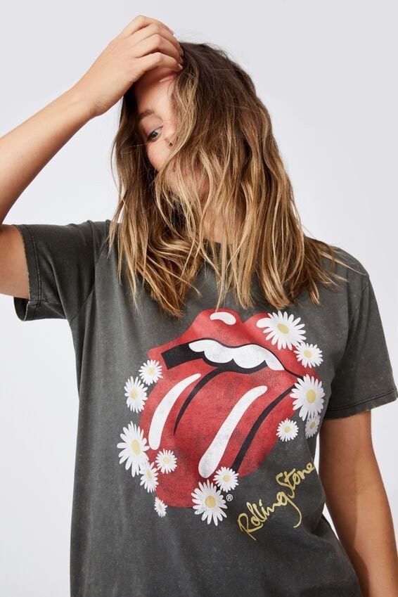 Rolling stones t shirt cotton on hotsell