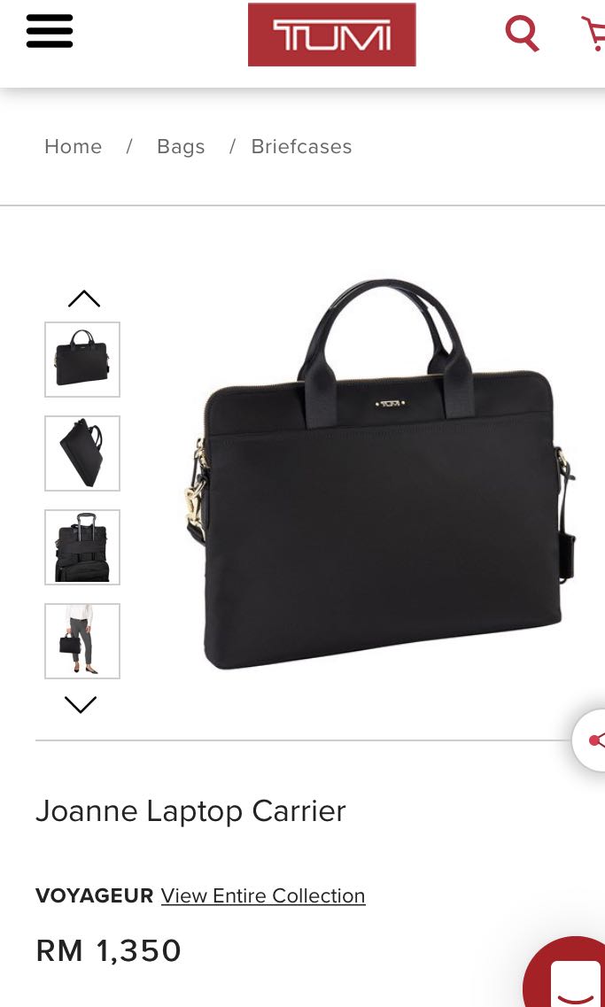Tumi Joanne Laptop Carrier