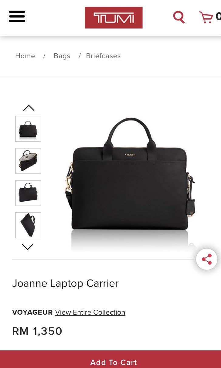 Tumi Joanne Laptop Carrier Women s Fashion Bags Wallets