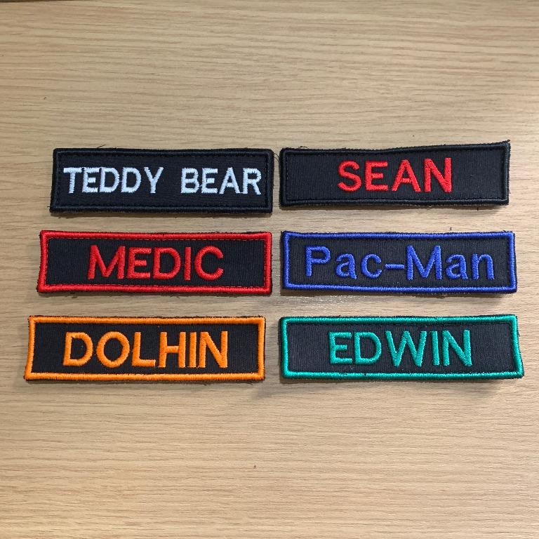 Army name tags velcro discount