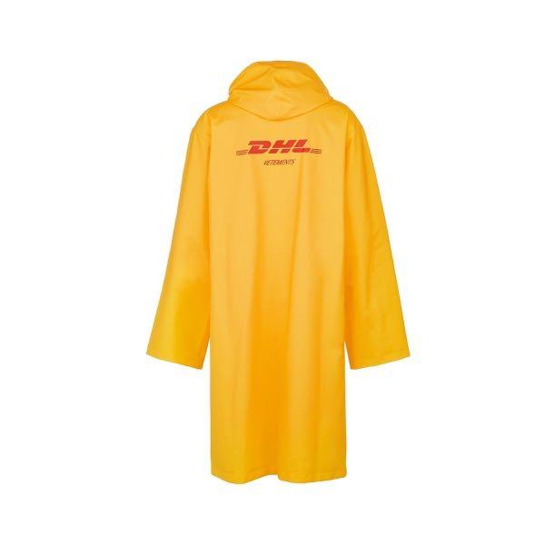Vetements x DHL LOGO Print Unisex Raincoat Hong Kong Limited 
