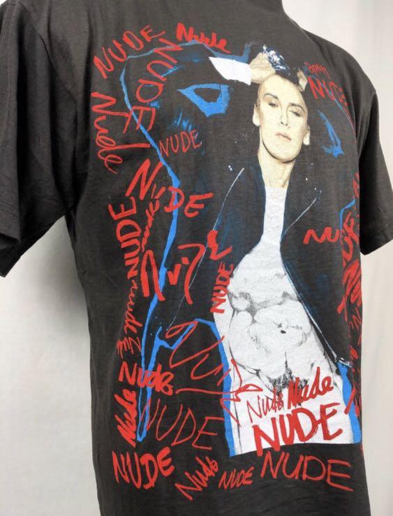 Vintage 80s Dead or Alive Nude Japan Tour 1989 Thin Cotton, Men's