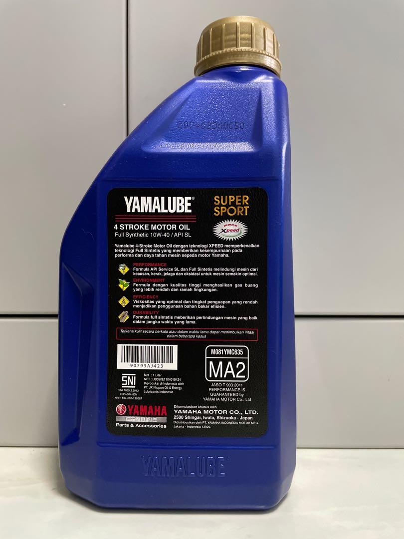 Yamalube 10w-40 full synthetic, Motorcycles, Motorcycle Accessories on ...
