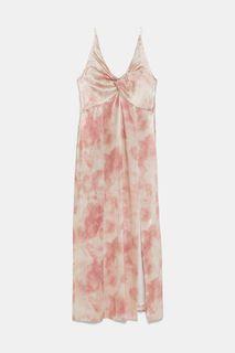 Zara Pink Tie-Dye Dress