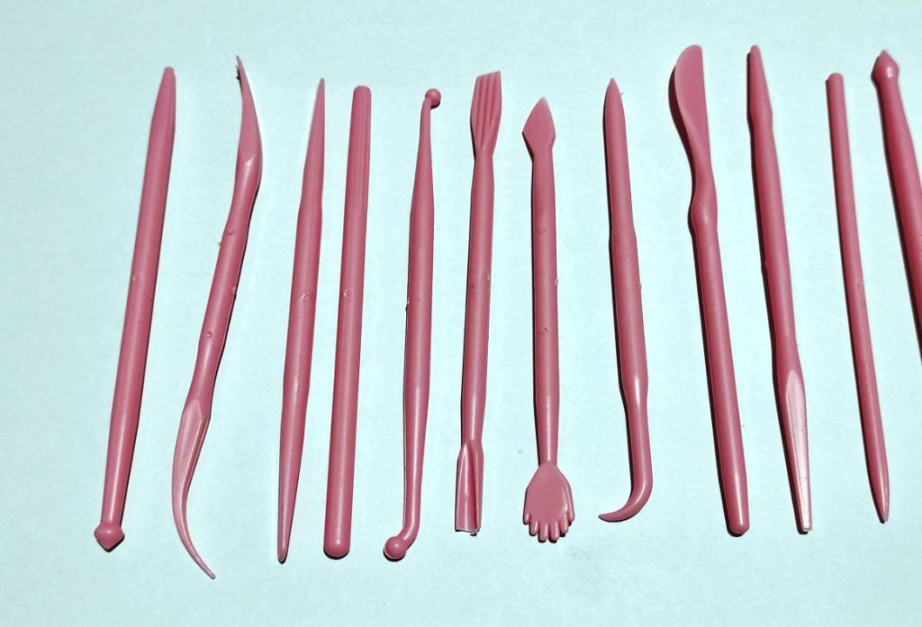 14 Pieces Modeling Clay Soft Mud Double Sided Multi Functional Shaping Sculpture Carving Tool Set (Category: Craft Supplies & Tools) located in Manila. Submitted by blissful_boutique (Listing ID 1088884513, Image 2). Description: 14 pieces lightweight modeling tool actual item as seen on pictures Double-sided Pink and Yellow color available ∞Payment Options: ∞BPI ∞BDO ∞Globe G-cash GoGo Express / Grab / Lalamove / Mr. Speedy at buyer's expense If