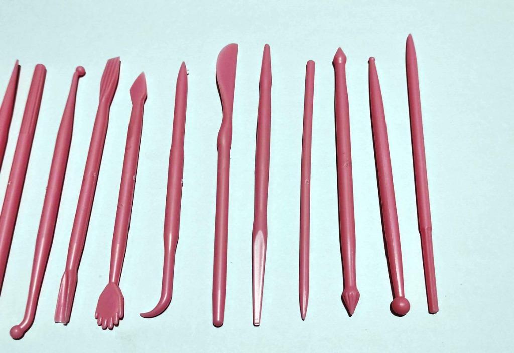 14 Pieces Modeling Clay Soft Mud Double Sided Multi Functional Shaping Sculpture Carving Tool Set (Category: Craft Supplies & Tools) located in Manila. Submitted by blissful_boutique (Listing ID 1088884513, Image 3). Description: 14 pieces lightweight modeling tool actual item as seen on pictures Double-sided Pink and Yellow color available ∞Payment Options: ∞BPI ∞BDO ∞Globe G-cash GoGo Express / Grab / Lalamove / Mr. Speedy at buyer's expense If