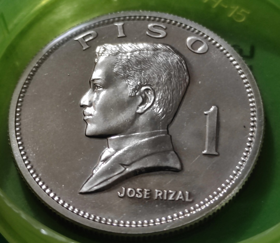 Jose Rizal 1 Peso Coin 1974 Value 1974 Rizal piso proof, Hobbies & Toys, Memorabilia & Collectibles