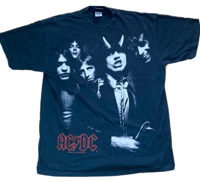 2005 Vintage AC/DC Liquid Blue T-Shirt