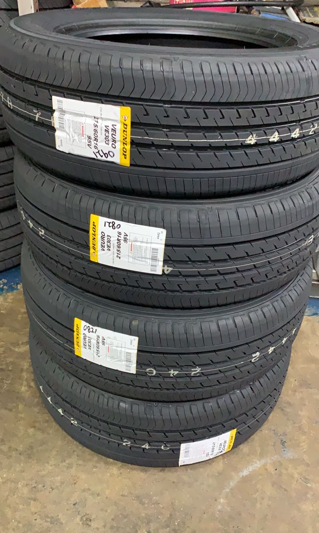 215 60 16 Dunlop Veuro Ve303 Made In Japan Car Tyre Honda Vezel Hrv Car Accessories Tyres Rims On Carousell