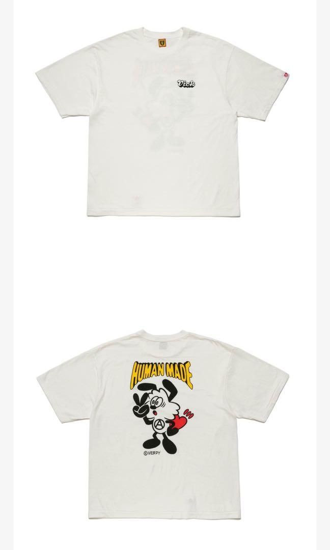 出售2色全新HUMAN MADE × VERDY T-shirt, 男裝, 上身及套裝, T-shirt