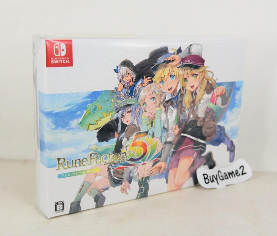 全新 Ns Rune Factory 5 Switch 符文工廠5 日本限定版 日文 遊戲機 遊戲機遊戲 Carousell