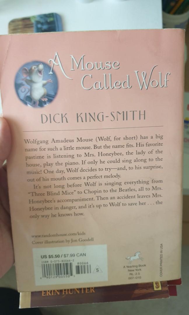 A Mouse Called Wolf by Dick King-Smith (Category: Children's Books) located in General Santos City (Dadiangas). Submitted by kuhhciao (Listing ID 1088764024, Image 2). Description: Excellent condition. No spine cracks / dogears. RFS: decluttering Disclaimer: -yellow spots present due to age. children's books, kid's books.