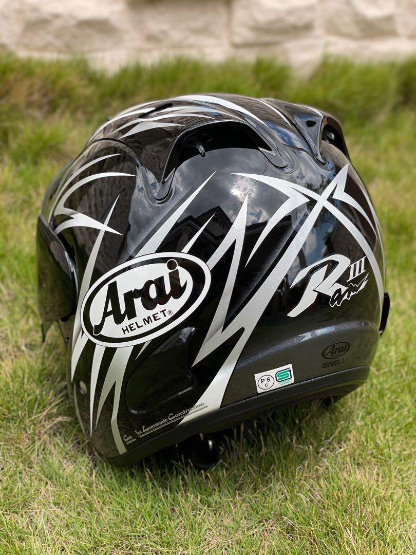 Arai SZ Ram3 Stella black, Motorbikes on Carousell