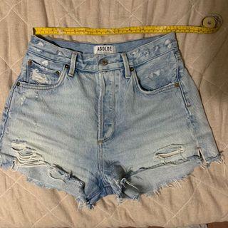 Aritzia Agolde Jaden Broken Shorts