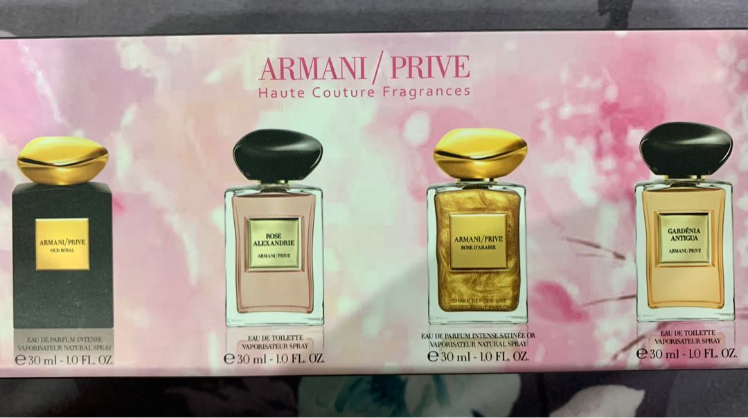 Armani prive mini set, Beauty & Personal Care, Fragrance & Deodorants on  Carousell