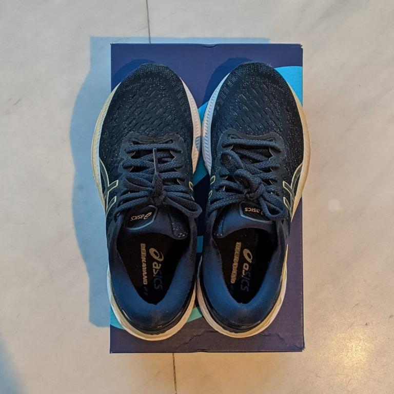 Asics Gel Kayano 27 Trainers Sneakers Sports Shoes Jogging Running Blue Champagne Ladies Girls Womens US 5.5 UK 3.5 EU 36 22.75cm Women s Fashion Footwear Sneakers on Carousell