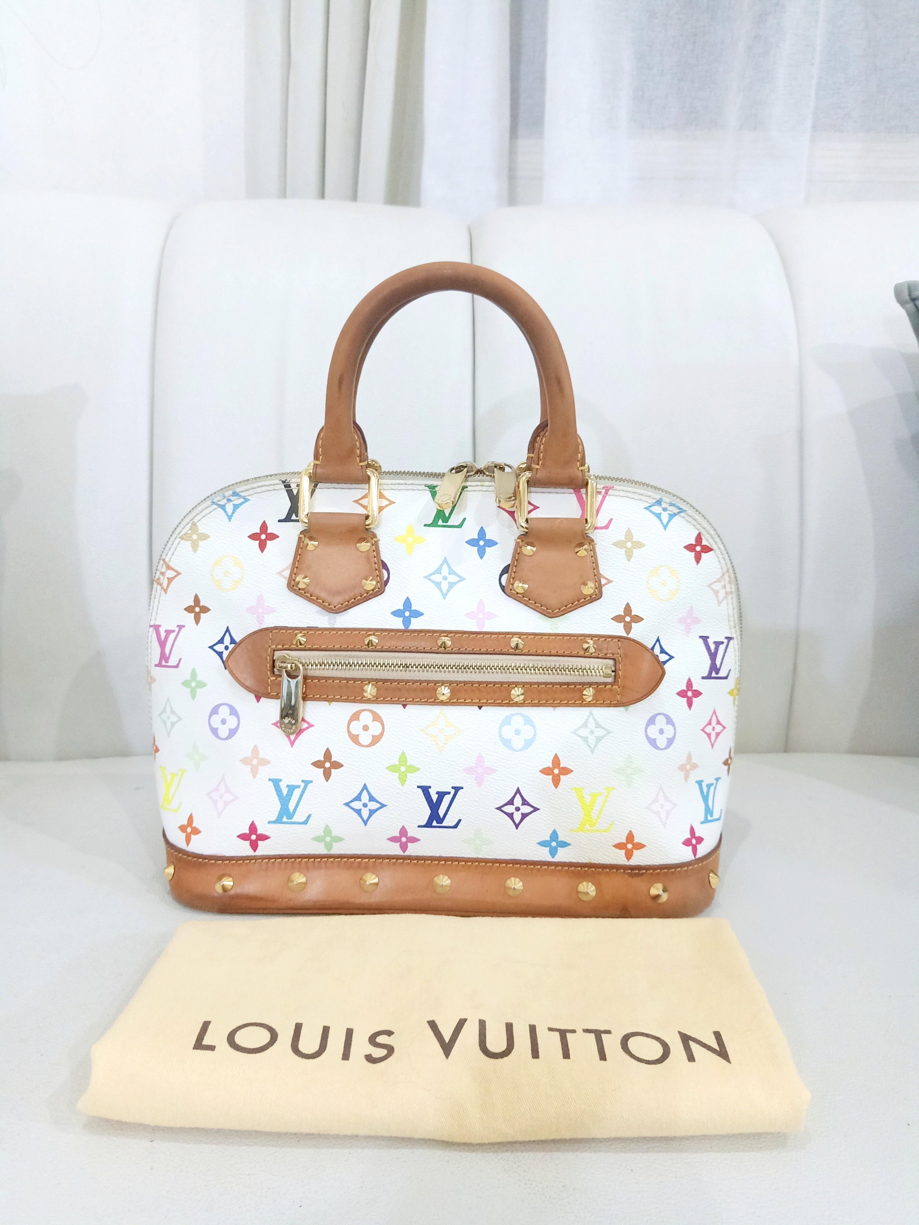 Authentic LV Alma takashi murakami multicolor