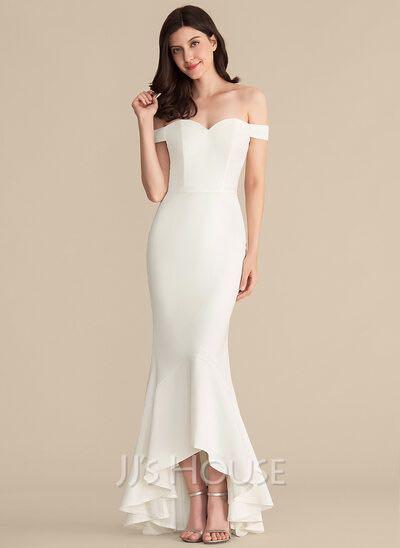 BNWT JJ s House Off Shoulder Mermaid Wedding Dress in White