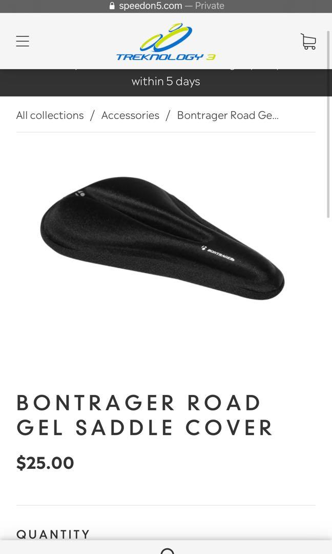 bontrager road gel saddle cover
