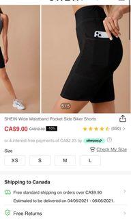 BRAND NEW Shein biker short