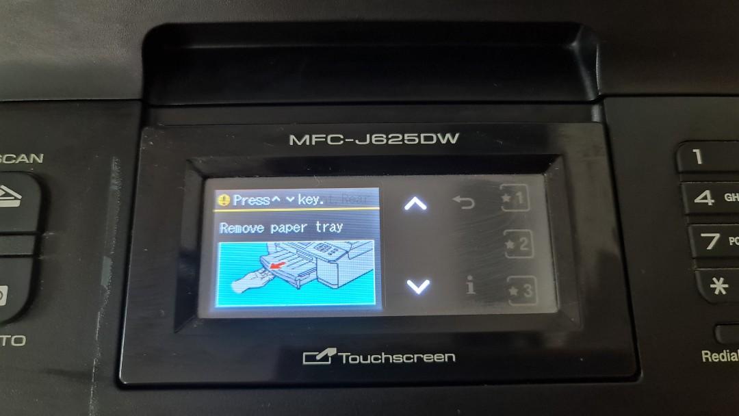Brother Printer MFC-J625DW (paperjam error), Computers &amp; Tech, Printers ...
